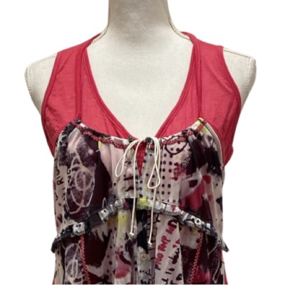NWT We Love Made in France Abstract Layered Dress. Small - Picture 5 of 13